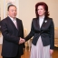 Āboltiņa tiekas ar  Ķīnas Tautas politisko konsultāciju padomes Nacionālās komitejas priekšsēdētāja vietnieku Bai Ličenu