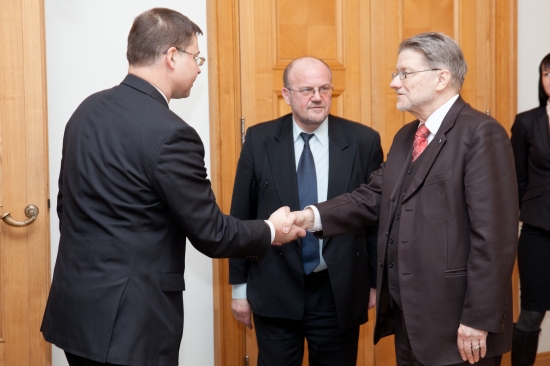 Baltijas Asamblejas delegāti tiekas ar Ministru Prezidentu