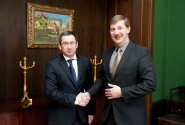 A.Klementjevs Saeimas namā tiekas ar Uzbekistānas vēstnieku