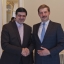 Andrejs Klementjevs tiekas ar Irānas vēstnieku