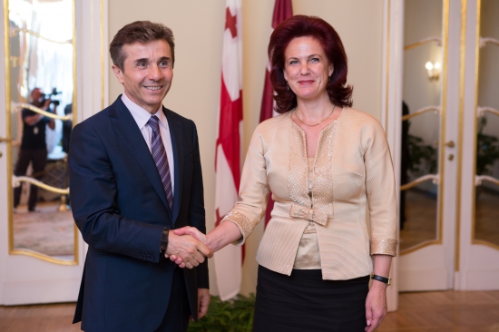 Solvita Āboltiņa tiekas ar Gruzijas premjerministru