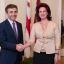Solvita Āboltiņa tiekas ar Gruzijas premjerministru