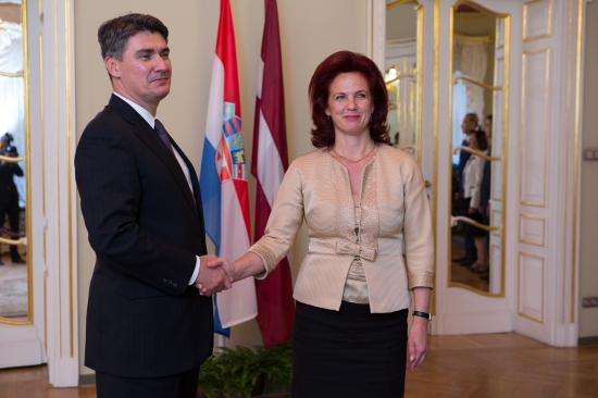 Solvita Āboltiņa tiekas ar Horvātijas premjerministru