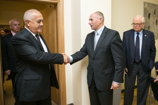 Saeimas Deputātu grupas sadarbībai ar Armēnijas parlamentu vadītāja Ivana Klementjeva un grupas deputātu tikšanās ar Armēnijas Nacionālās Asamblejas delegāciju