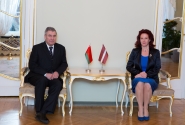 Saeimas priekšsēdētāja tiekas ar Baltkrievijas vēstnieku