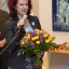 Solvita Āboltiņa apmeklē Jāņa Anmaņa jubilejas personālizstādes atklāšanu