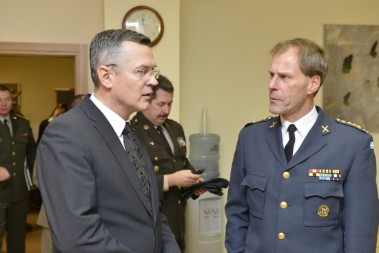 Ainara Latkovska tikšanās ar Baltijas Aizsardzības koledžas delegāciju