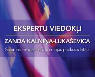 Videocikls "Ekspertu viedokļi"- Eiropas lietu komisijas priekšsēdētāja Zanda Kalniņa-Lukaševica