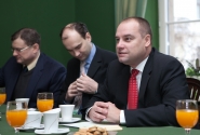Saeimas priekšsēdētājas biedrs Gundars Daudze tiekas ar ASV vēstnieci