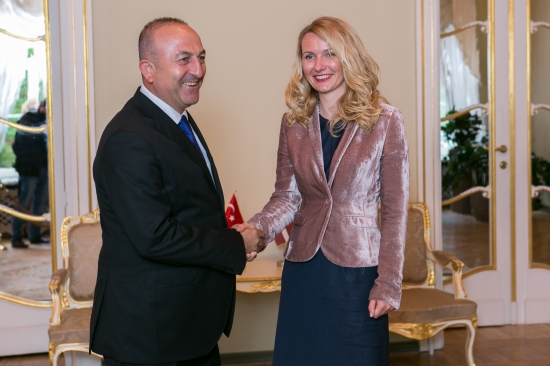 Inese Lībiņa-Egnere un  Ojārs Ēriks Kalniņš tiekas ar Turcijas ES lietu ministru