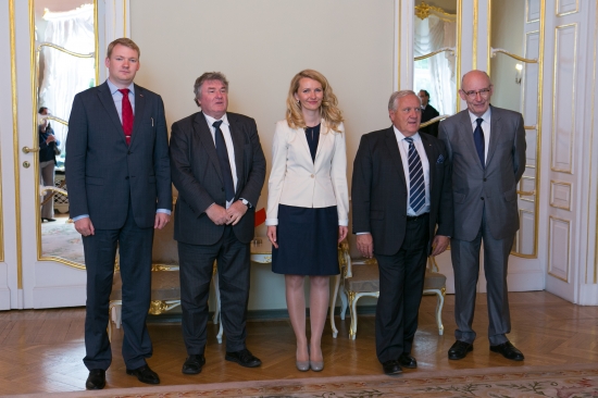Inese Lībiņa-Egnere tiekas ar Francijas Republikas Senāta Francijas – Latvijas sadarbības grupas delegāciju