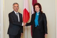 Āboltiņa Šveices prezidentam: Latvijas un Šveices attiecības jau vēsturiski raksturo cieša draudzība