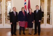Saeimas priekšsēdētāja tiekas ar Norvēģijas Ministru prezidenti