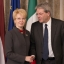 Ināra Mūrniece tiekas ar Itālijas ārlietu ministru