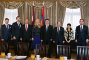 Saeimas Prezidija locekļi tiekas ar Armēnijas parlamenta vicespīkeru