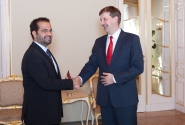 Andrejs Klementjevs aicina Kataru investēt Latvijas ekonomikā