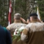 Saeimas priekšsēdētāja Raunā godina latviešu nacionālo brīvības cīnītāju piemiņu