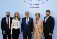Members of the Saeima take part in conference Religion against Terrorism held in Astana