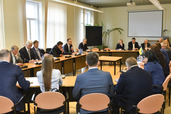Saeimas Tautsaimniecības, agrārās, vides un reģionālās politikas komisijas deputātu tikšanās ar Ukrainas parlamenta sadraudzības grupu