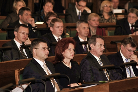 Solvita Āboltiņa ievēlēta par 10.Saeimas priekšsēdētāju 