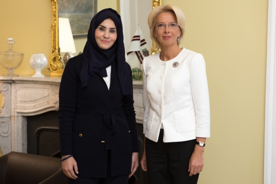 Ināra Mūrniece tiekas ar Apvienoto Arābu Emirātu vēstnieci