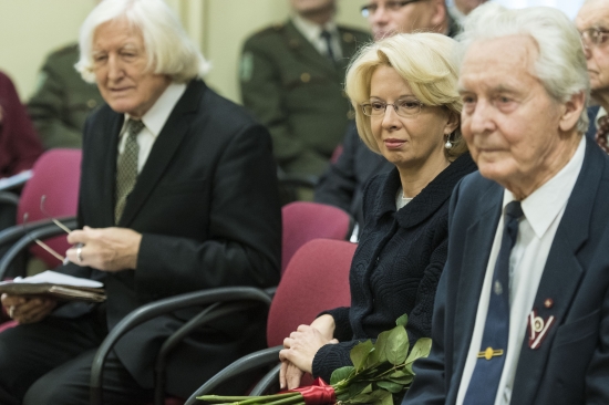 Saeimas priekšsēdētāja Ināra Mūrniece piedalās Latvijas Nacionālo karavīru biedrības gadskārtējā konferencē