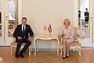 I.Mūrniece augstu novērtē Gruzijas vēstnieka darbu Latvijā
