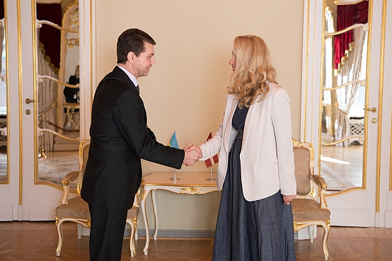 Inese Lībiņa-Egnere tiekas ar Ukrainas vēstnieku