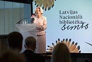 Ināra Mūrniece: Latvijas Nacionālā bibliotēka ir mūsu nākotnes veidotāja 