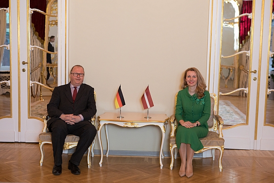 Inese Lībiņa-Egnere tiekas ar Vācijas vēstnieku
