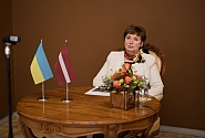 L’adjointe de la Présidente de la Saeima appelle l’ambassadeur de l’Ukraine à poursuivre dans la voie vers une intégration européenne