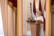 La Présidente de la Saeima: la liberté est comme un feu qui ne doit jamais s’éteindre, nous devons en prendre toujours soin   