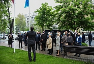 Speaker Mūrniece in Ukraine honours the memory of the victims of Crimean Tatar deportations
