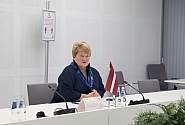 Vita Anda Tērauda discusses the current situation on the Belarusian border with Chairs of European Affairs Committees of Baltic and Polish Parliaments