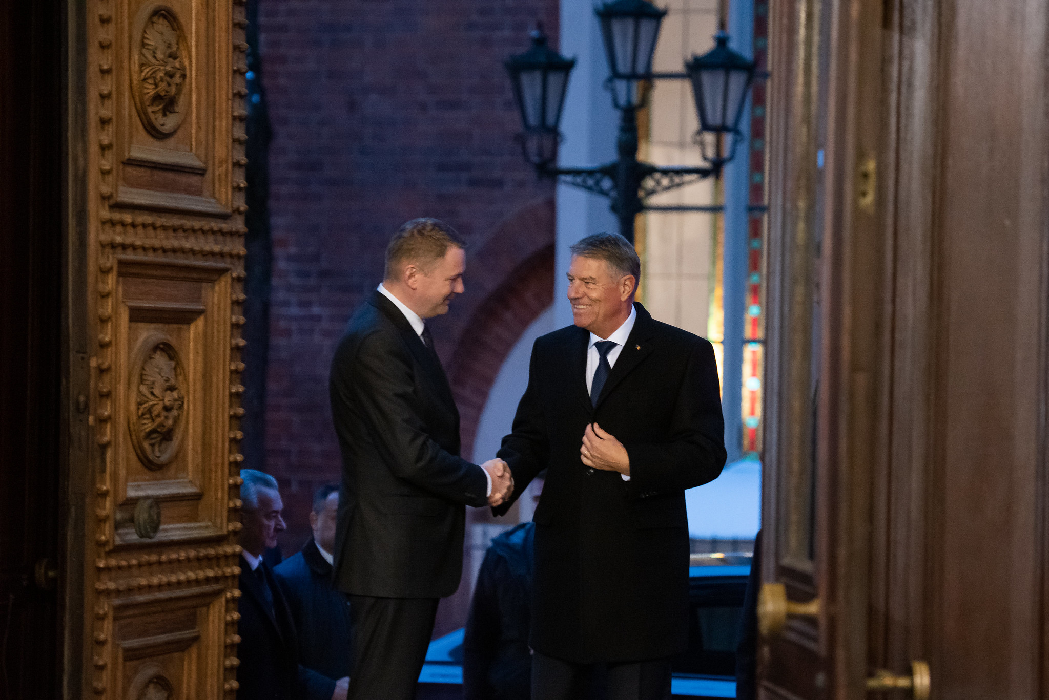Saeimas namā viesojas Rumānijas prezidents, 2022.gada 23.novembris. Foto: Ieva Ābele, Saeima.